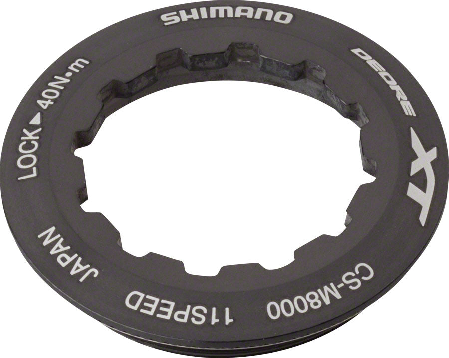 Shimano XT CS-M8000 Anello Di Bloccaggio + Distanziatore Nero – 11 Velocità, MTB