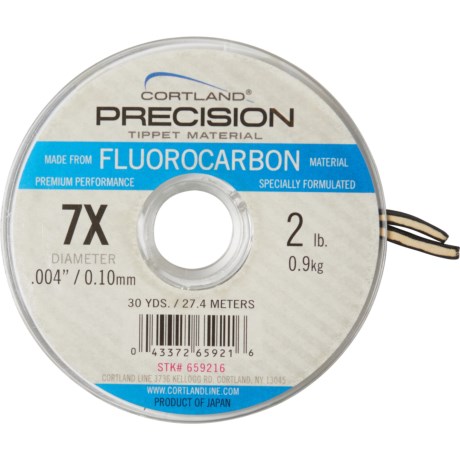 Precision Fluorocarbon 7X Tippet - 30 Yds., 2 Lb. - CLEAR ( )
