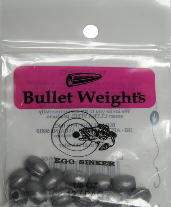 Bullet Weights Eg10 Egg Sinker