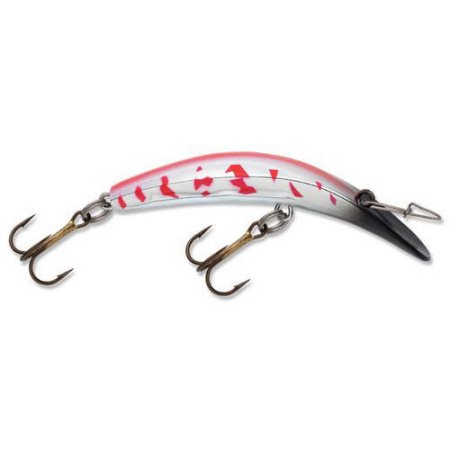 Luhr Jensen Kwikfish Xtreme Non-Rattle Trolling Lure 2 3/4 Silver Red