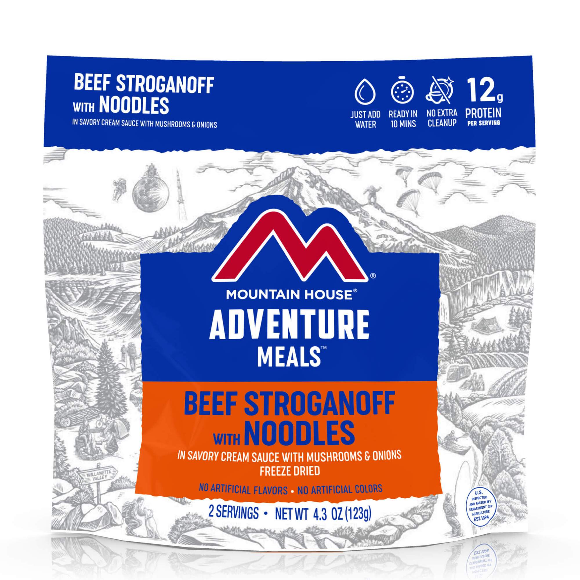 Mountain House Beef Stroganoff Pouch - Ascent Outdoors LLC