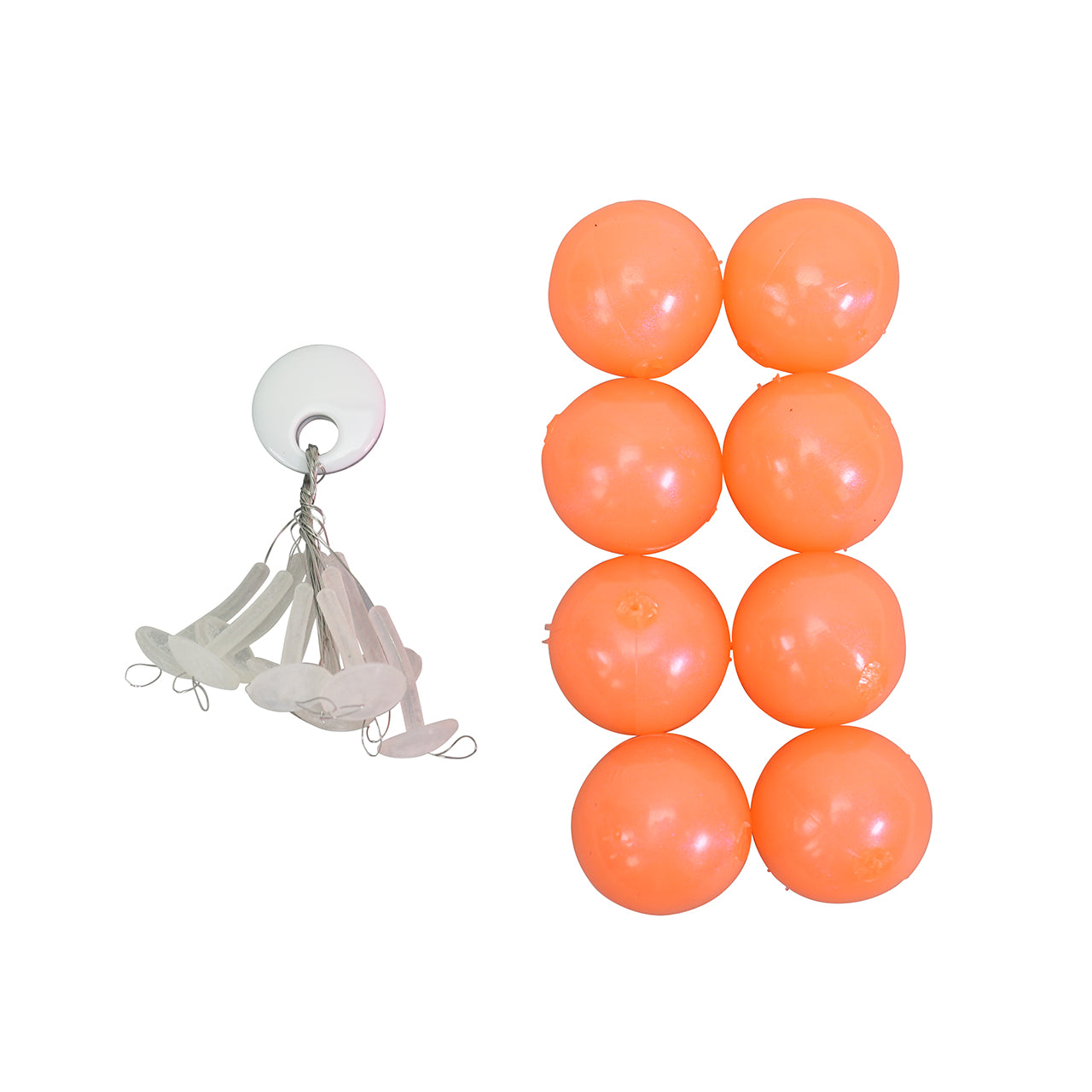 BnR Tackle Soft Beads, Peach Gobbler; 10 Mm