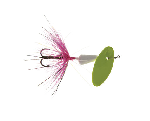 Wordens Rooster Tail In-Line Spinner 2 1/16Oz Treble Hook Green