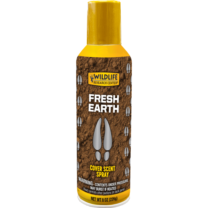 Wildlife Research Scents Fresh Earth Cover Scent Spray Can