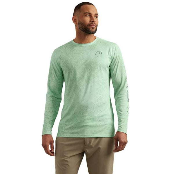Carhartt Force Sun Defender Lightweight Long-Sleeve Print T-Shirt Men's