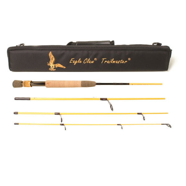 Eagle Claw Trailmaster Spin/Fly Rod 4 Pc. 76 M