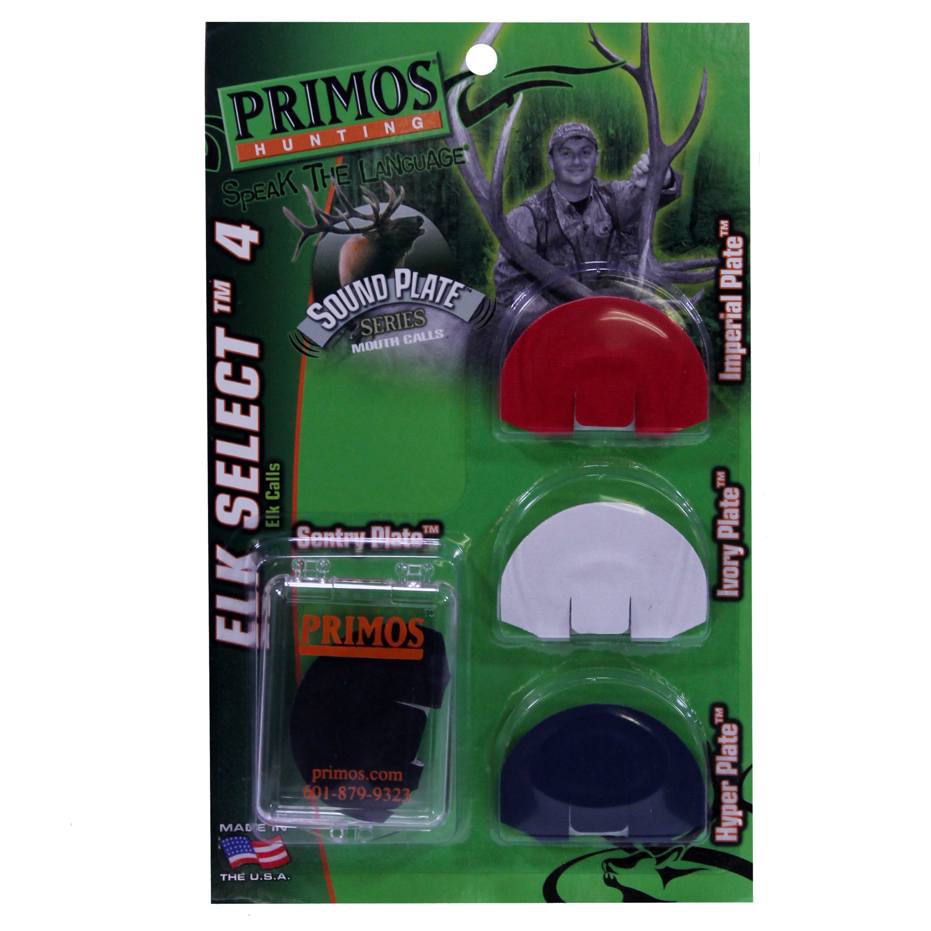 Bushnell Sound Plate Series Elk Mouth Calls 4-Pack