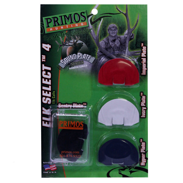 Bushnell Sound Plate Series Elk Mouth Calls 4-Pack