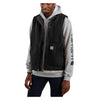 Carhartt Men's Loose Fit Washed Duck Sherpa-Lined Mock Vest