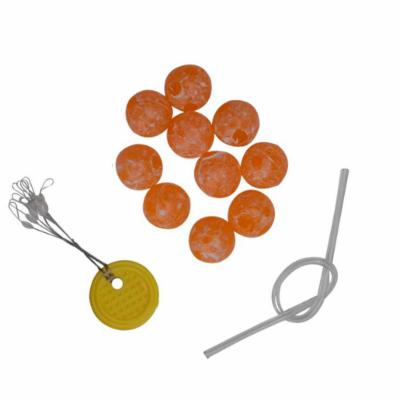 BnR Tackle Soft Beads | Creamsicle Stinkeye; 14 Mm