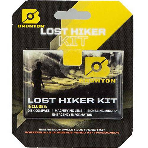 Brunton Lost Hiker Kit, Wallet Compass