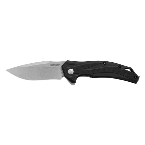 Kershaw 1645OLX Lateral Assisted Opening Folding Knife 3.1" Blade-Stone-Washed Olive Nylon Handle Clam Pack BRS Exclusive
