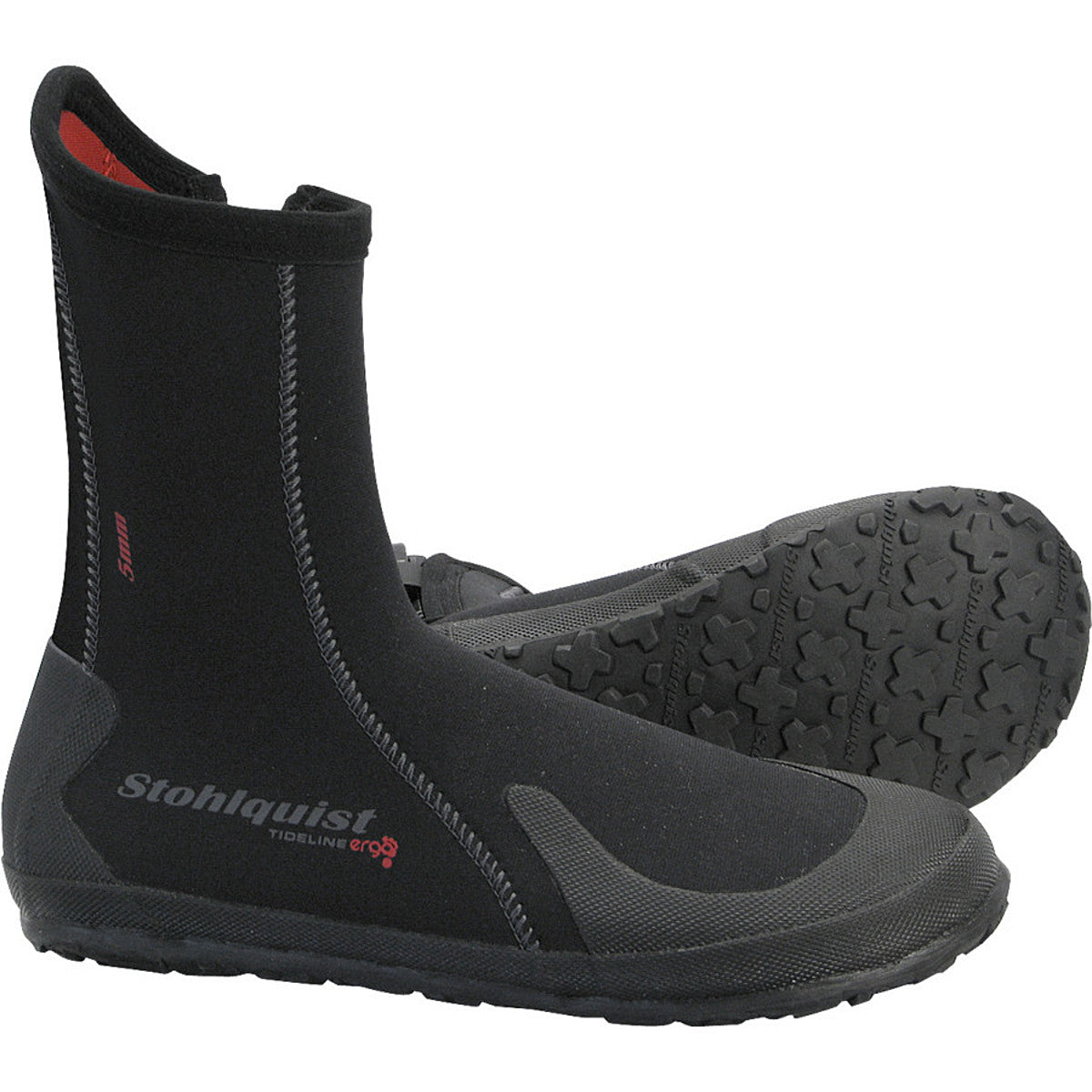 Stohlquist Tideline 5Mm Neoprene Boot - Men'S Black 7.0