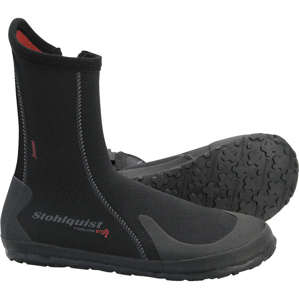 Stohlquist Tideline 5Mm Neoprene Boot - Men'S Black, 8.0