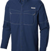 Columbia  Grey Low Drag Offshore Long Sleeve Shirt Men's