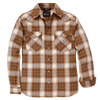 Carhartt Men's Montana Rugged Flex Relaxed Fit Lightweight Long-Sleeve Snap-Front Plaid Shirt