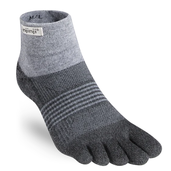 Injinji Women's Trail Midweight Mini-Crew Socks