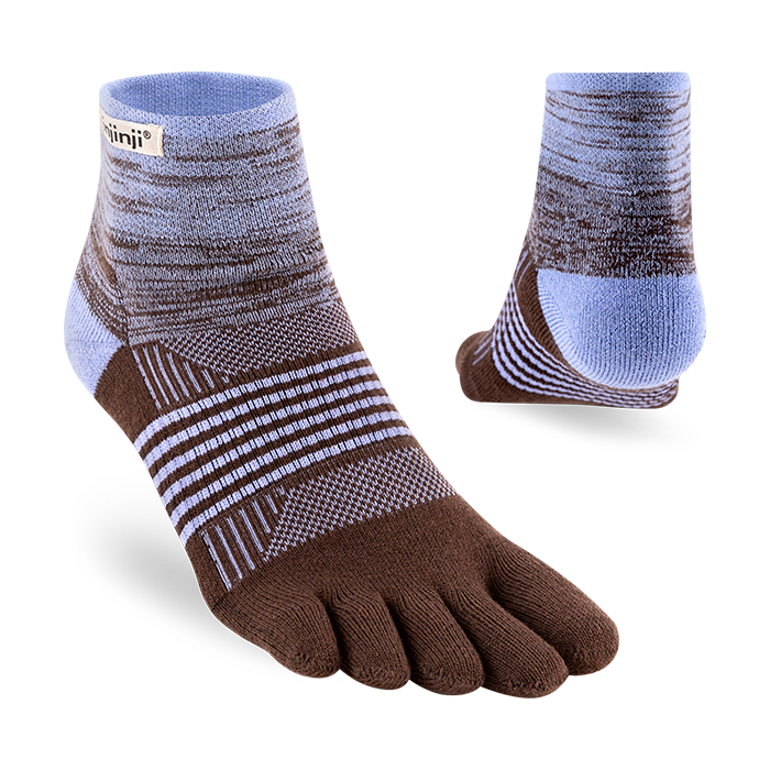 Injinji Women's Trail Midweight Mini-Crew Socks