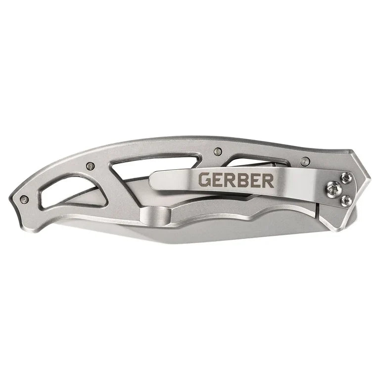 Gerber Gear Paraframe I EDC Folding Pocket Knife with Clip, 3