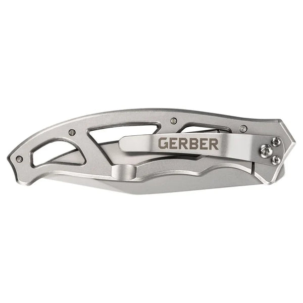Gerber Gear Paraframe I EDC Folding Pocket Knife with Clip, 3" Fine Edge with Safety Frame Lock