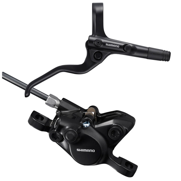 Shimano BR-MT200 Disc Brake and BL-MT201 Lever - Rear, Hydraulic, 2-Piston, Post Mount, Black