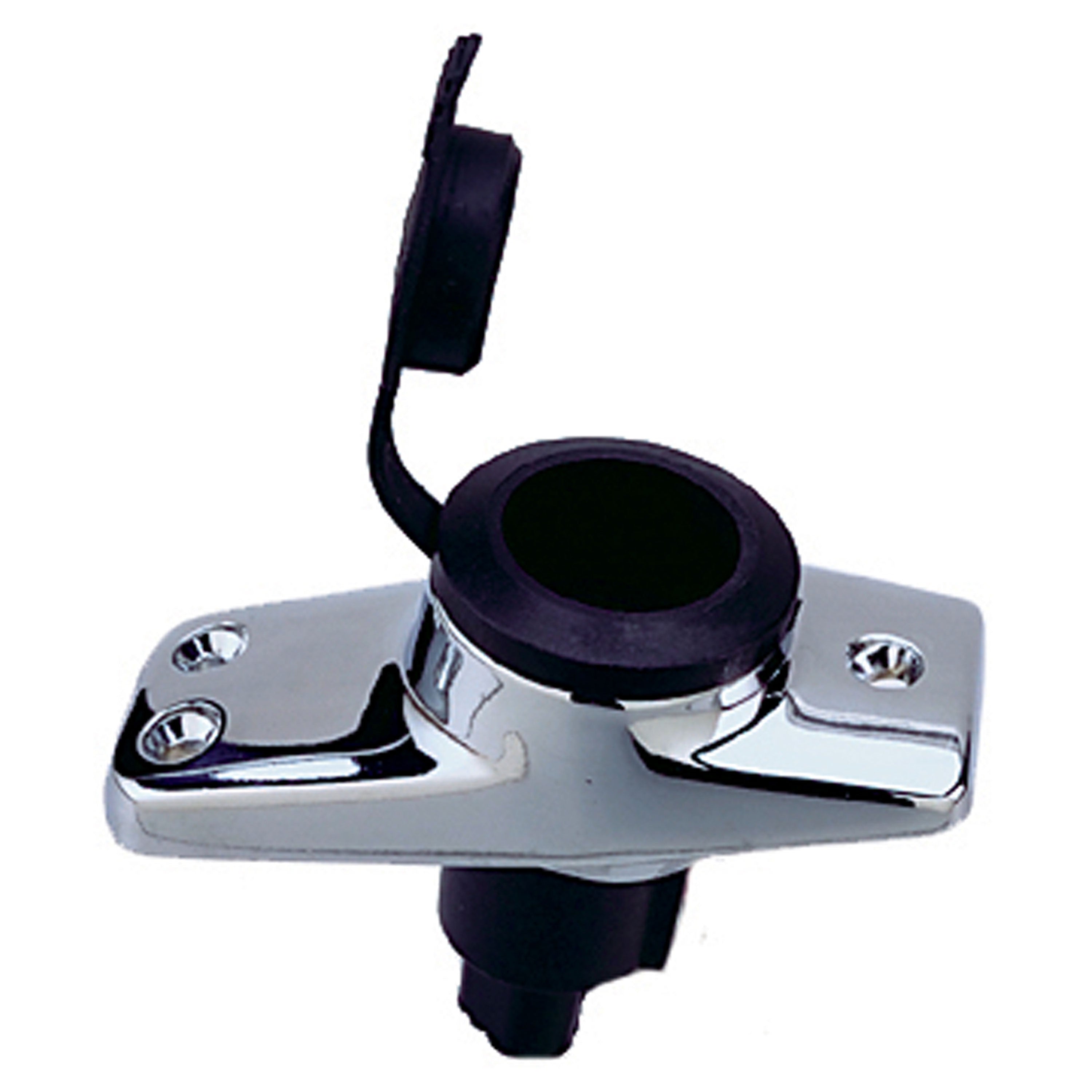 Perko Chrome-Plated 2-Pin Plug-in Light Base with 16° Rake - 3-3/4 in ...