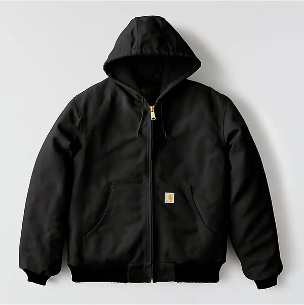 Carhartt Men's Loose Fit Firm Duck Insulated Flannel-Lined Active Jacket