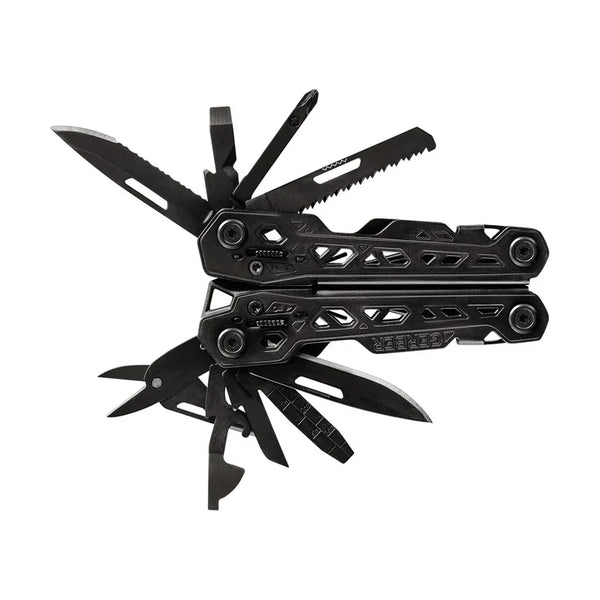 Gerber Truss 17-in-1 EDC Multitool Pliers, Pocket Knife with Sheath, Black