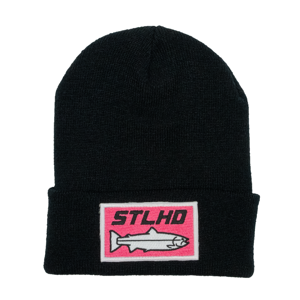 Stlhd Knit Beanie Patch Hat - 2 Patch Options