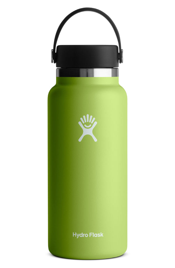 Hydro Flask | Wide Mouth Insulated Bottle, Green, Size E6-000