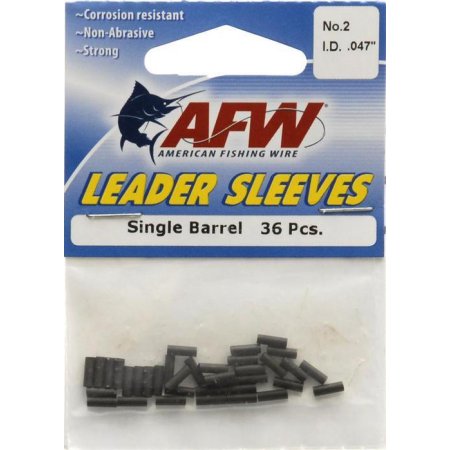 American Fishing Wear Leader Sleeve, Size #2, Black