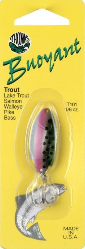 Thomas Lures Buoyant Minnow Spoon, Black