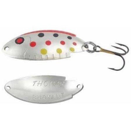 Thomas Lures Buoyant Minnow Spoon, Nickel