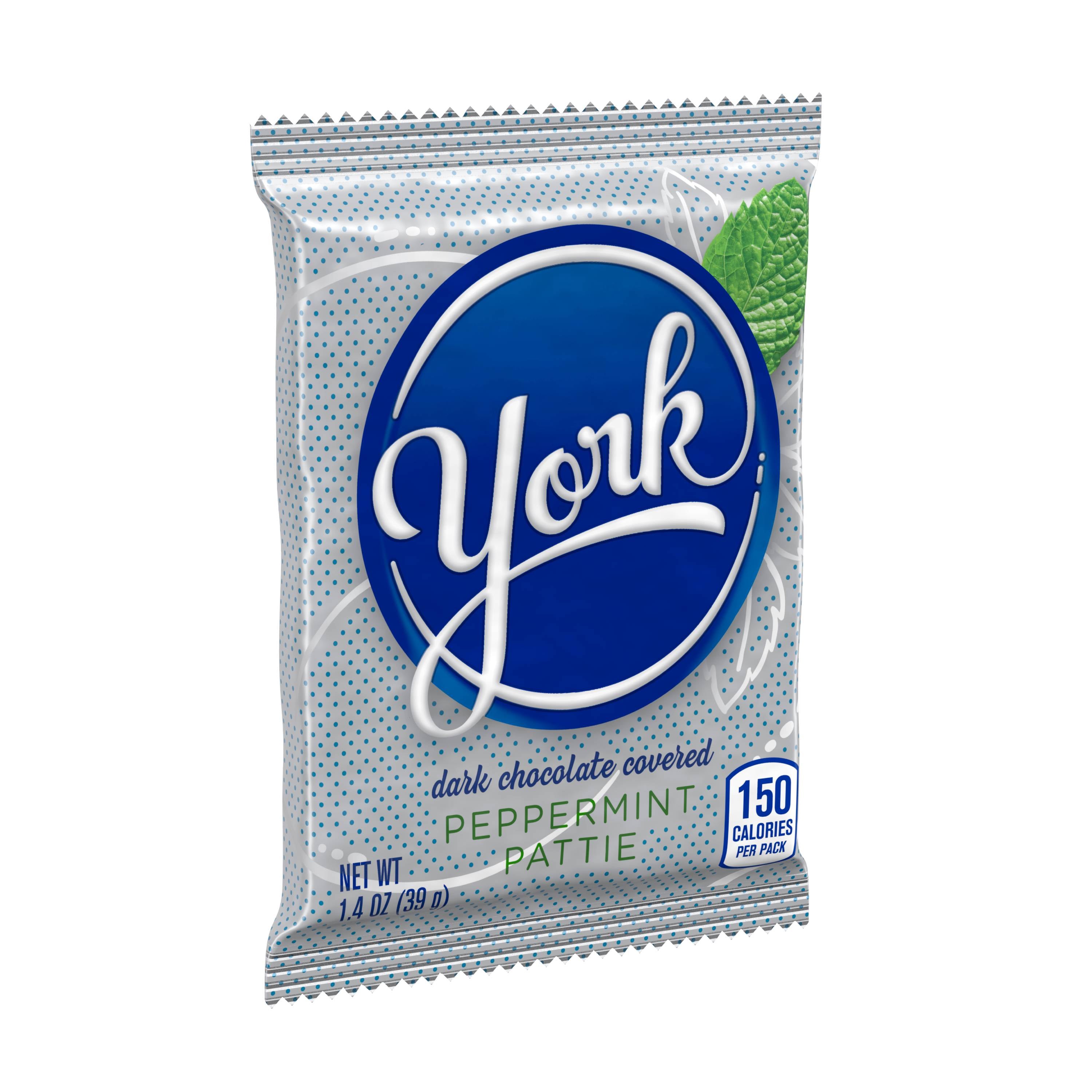 York Peppermint Pattie, Dark Chocolate Covered - 1.4 Oz