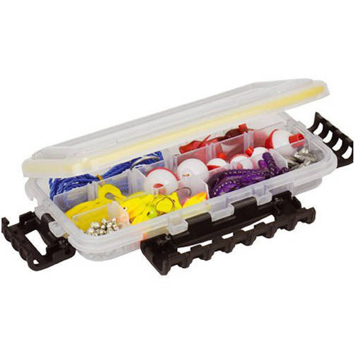 Adjustable Compartment Box with 3 to 18 Compartments, Plastic, 1-1/2