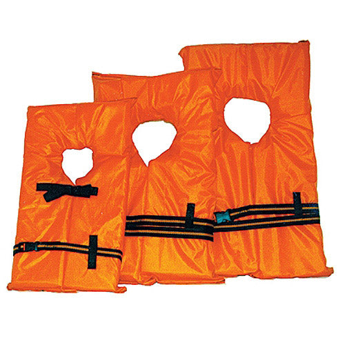 423004 Kent Foam Life Preserver Small 30-50 Lbs in Orange