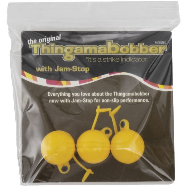 667042 0.75 in. Bobbers with Jam-Stop Yellow - 3 Piece