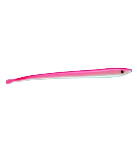 XXB Savage Soft Sandeel Slug 6 1/2in SES-165-PKW Pink White Multi-color