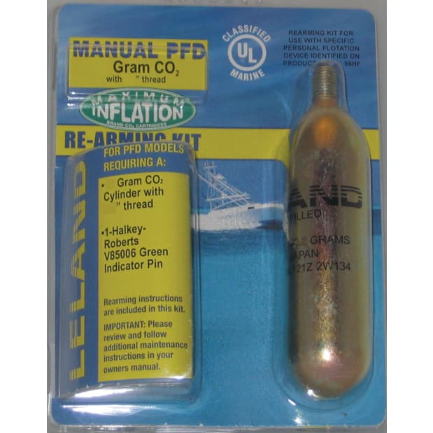 Leland 33 Gram CO2 Cartridge 1/2