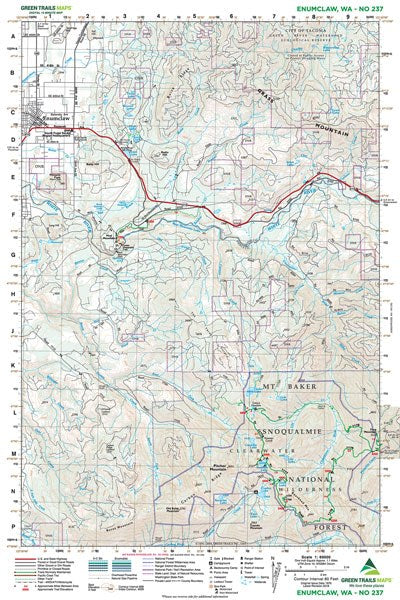 Green Trail Maps - Ascent Outdoors LLC