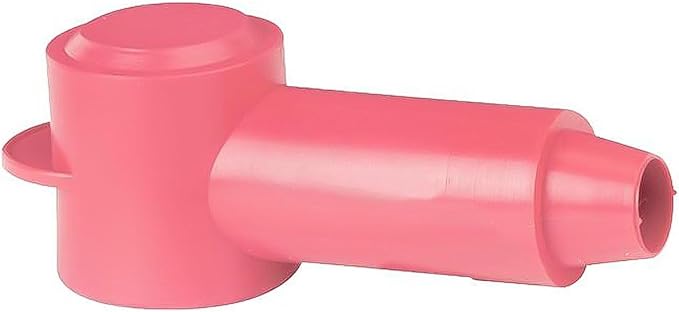 Blue Sea Systems 4010 CableCap with 0.70 to 0.30 Stud Red