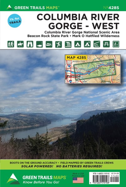 Mountaineers Book 428S Columbia River Gorge West, OR