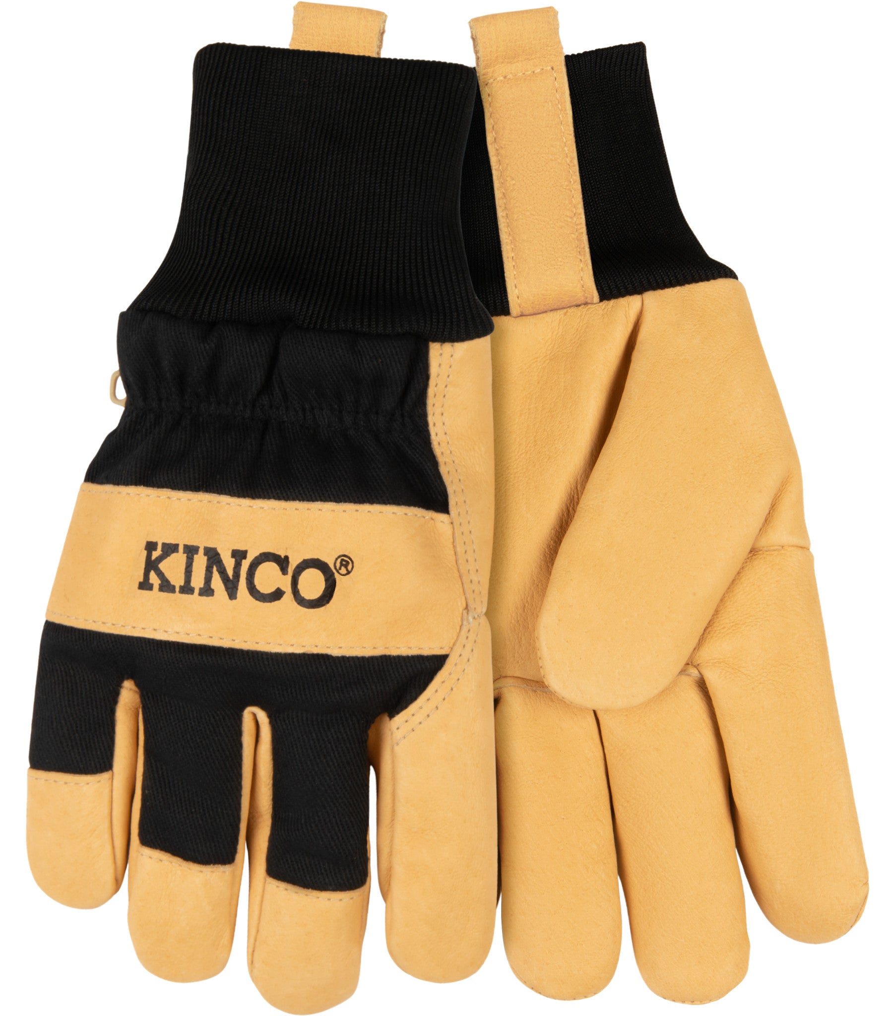 Kinco Lined Grain Pigskin Palm with Knit Wrist