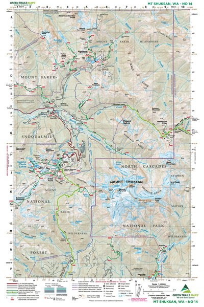 Green Trail Maps - Ascent Outdoors LLC