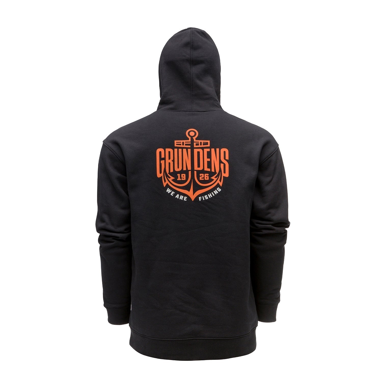 Grundens Displacement DWR Hoodie Logo Anchor