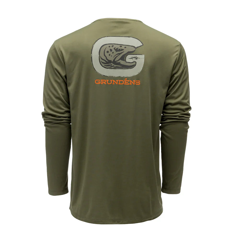 Grundens G Trout LS Tech Tee Men's