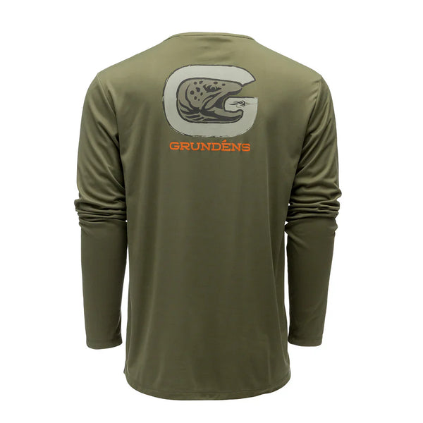 Grundens G Trout LS Tech Tee Men's
