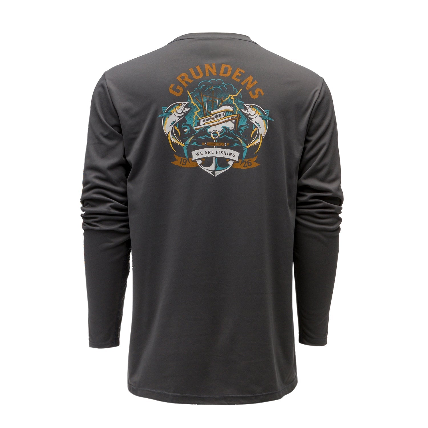 Grundens Tuna Tattoo LS Tech Tee Men's