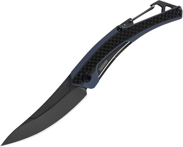 Kershaw 1225 Reverb XL Folding Knife 3" Black Upswept Blade