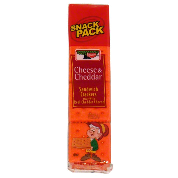 Cheese and Cheddar Crackers 1.8 Oz Pouch